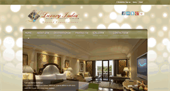 Desktop Screenshot of luxuryindiaholidays.com